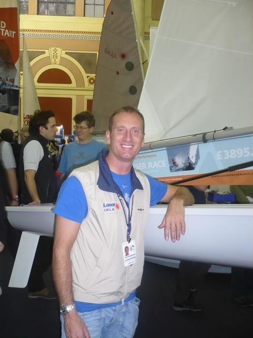 Jon at the Dinghy Show